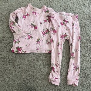 GAP Pink Floral Kids Pajama Set